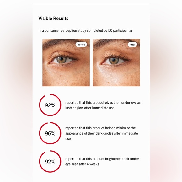 NIB•First Aid Beauty Brighten + Glow Eye Cream With Niacinamide - Picture 2 of 4